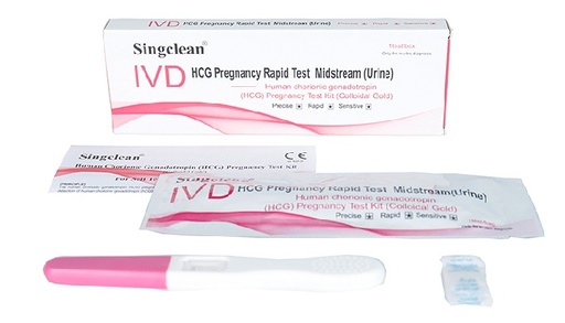 [9687] Singclean Pregnancy Rapid Test Midstream 1 Tests