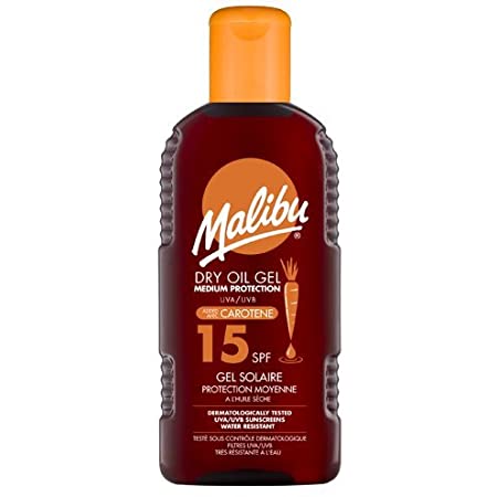 [98066] Malibu Dry Oil Gel With Carotene Spf-15 200Ml