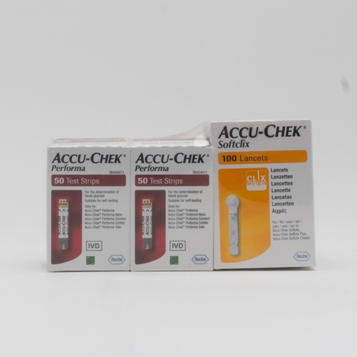 [9925] Offer Accu Chek Performa Strip+Lancets-