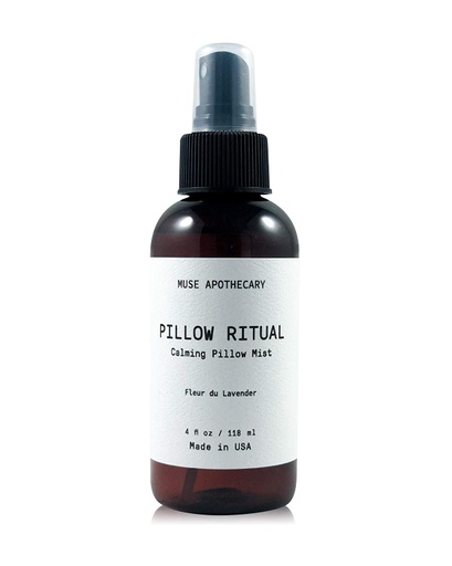 Muse Bath Apothecary Pillow Ritual - Aromatic and Calming Pillow Mist, Infused with Natural Essential Oils - Fleur du Lavender